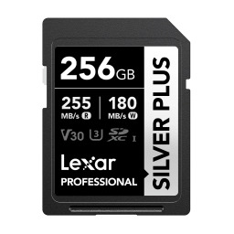 Lexar SILVER PLUS SDXC 256GB 255/180 V30 Karta