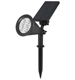 Lampa LED solarna ogrodowa wbijana 0,8W biała zimna