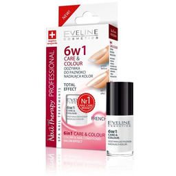 EVELINE_Nail Therapy Care&Colour 6w1 odżywka do paznokci nadająca