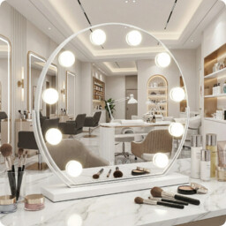 Lustro do makijażu białe make-up 60cm 10 LED