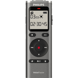 Dyktafon PHILIPS DVT1170 8GB microSD Szaro-czarny