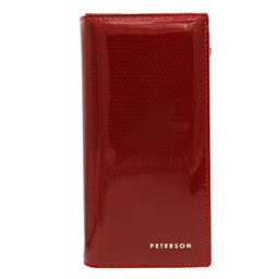 Skórzany damski portfel Peterson PTN 421431-SBR