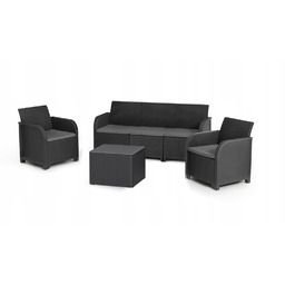 Zestaw mebli ogrodowych Keter Rosalie 5 os. stolik