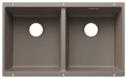 BLANCO 527833 Komora podwieszana SUBLINE 350/350-U Silgranit tartufo,