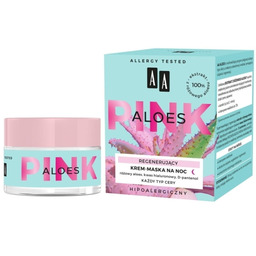 AA Pink Aloes Regenerujący Krem-maska na noc