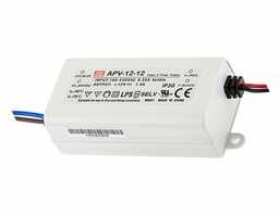Zasilacz LED MeanWell 12W 12V DC 1A IP30
