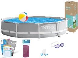Basen Intex 305x76 Ogrodowy Stelażowy 26700 8w1