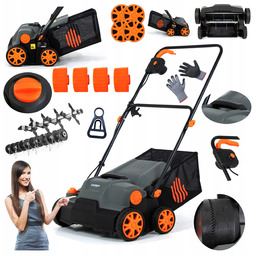 Mocny Aerator Wertykulator Elektryczny Kosz 3w1 2300W Areator