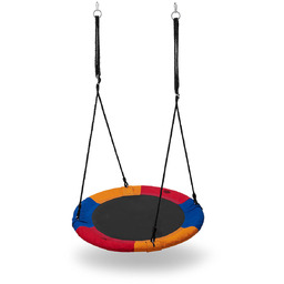 Nils Camp Huśtawka Bocianie gniazdo 90cm NB5003 blue-red-orange