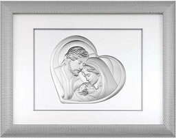 Obraz Srebrny w Ramie Święta Rodzina 65,5x51,5