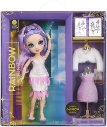 Rainbow High Fantastic Fashion Doll, Violet - PURPLE