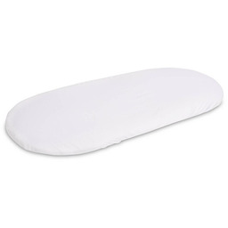 Sensillo PRZEŚCIERADŁO DO KOŁYSKI JERSEY BIAŁE 90X40CM