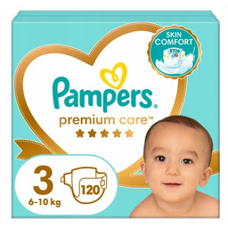 Pieluszki Pampers Premium Care Rozmiar 3 120 szt.