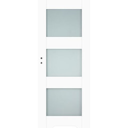 Skrzydło drzwiowe Tre białe podcięcie 80P