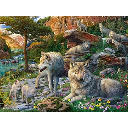 Ravensburger 12000719 - Wilki na wiosnę - puzzle