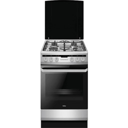 Kuchnia gazowo-elektryczna AMICA 58GE3.33HZPTA(XX) Pizza Srebrny