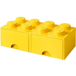 Lego Brick Drawer 8 żółty