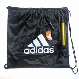 Worek Adidas z pompką do piłki, siatka igła