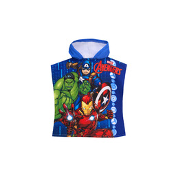 Faro Poncho dla dzieci 50x100 AVENGERS granatowy ręcznik