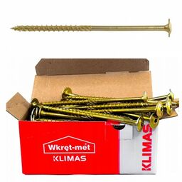 WKRĘT-MET Wkręty ciesielskie do drewna 8,0x80mm 50 szt.