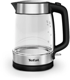 Czajnik TEFAL KI700830 INOX GLASS transparentny czarny