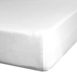 Eurofirany Prześcieradło z gumką 100x200 Gładkie białe