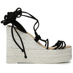 Espadryle Manebi Lace-Up Wedge Espadrilles L 8.6 WA