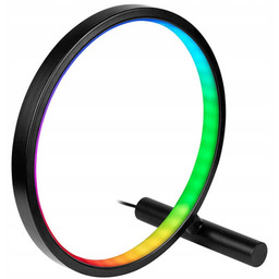 Lampka Dekoracyjna Tracer Ambience Smart Circle Czarna Gaming