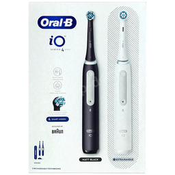 Oral-B iO 4 DUO Black and White Zestaw