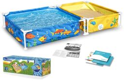 Basen stelażowy dla dzieci z piaskownicą, Bestway, 213x112x30,5