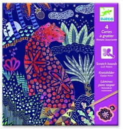 Wydrapywanka Natura DJ09728- Djeco, zestawy artystyczne