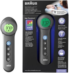 BRAUN BNT400 Black Termometr bezdotykowy do czoła
