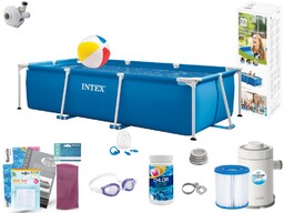 Basen Intex 220x150x60 Ogrodowy Stelażowy 28270 13w1