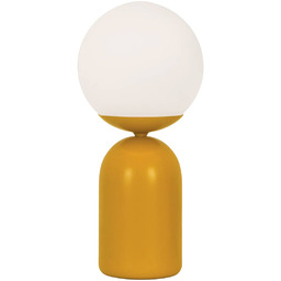 Viokef Lampa stołowa Erietta, żółty / pomarańczowy, salon