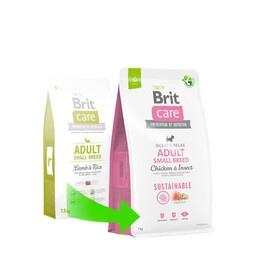 Brit Care Dog Adult Small Sustainable - 3kg