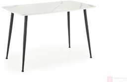 Stół MARCO Halmar 70x120, Biały marmur
