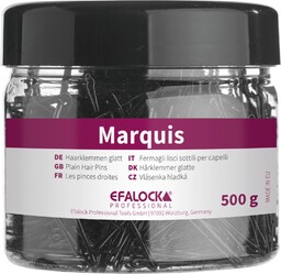 Efalock Marquis, wsuwki do włosów, 5cm, opakowanie 500g,
