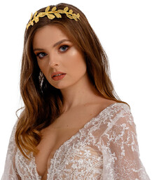 Tiara wieniec laurowy - 1 szt.