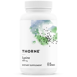 Thorne Research, Lysine - Lizyna, Suplement diety, 60