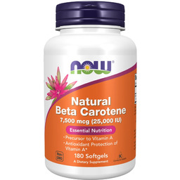 Now Foods, Beta Karoten 25 000 IU -