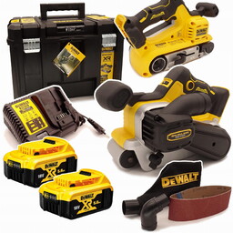 Szlifierka taśmowa 18V 75x533mm DeWALT DCW220P2 Zestaw 2x5Ah