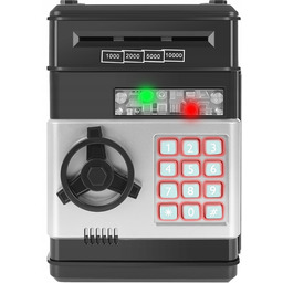 Sejf Skarbonka Bankomat na Monety Banknoty Pin