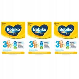 3x Bebiko 3 Junior Mleko Modyfikowane 12 m+