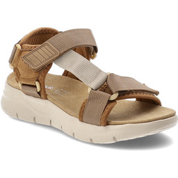 Artiker Sandały damskie, cholewka z materiału tekstylnego regulowane