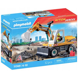Samochód Playmobil Action Heroes Duża koparka