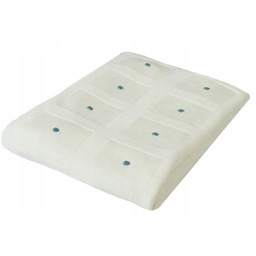 Kocyk bambusowy 80x100 Accent Odcienie Bieli/Jasny Krem