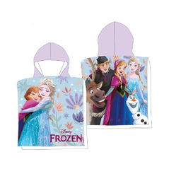 Faro Poncho dla dzieci 50x100 FROZEN fioletowy ręcznik