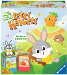 Ravensburger Lotti Karotti Gra Planszowa, Wielokolorowy, 1,5+ lat