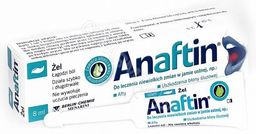 Anaftin żel na afty, 8 ml (data ważności: