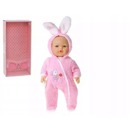 Lalka bobas w kombinezonie 40cm z dźwiękiem box